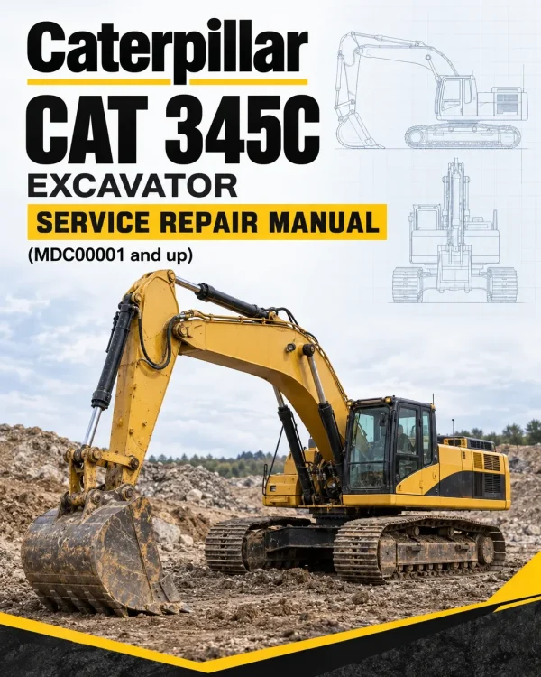 Caterpillar CAT 345C Excavator Service Repair Manual (MDC00001 and up) Caterpillar CAT 345C Excavator Service Repair Manual (MDC00001 and up)