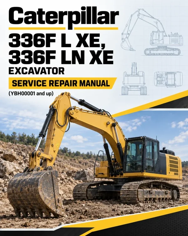 Caterpillar CAT 336F L XE, 336F LN XE Excavator Service Repair Manual (YBH00001 and up)