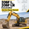 Caterpillar CAT 336F L, 336F LN Excavator Service Repair Manual (ZBJ00001 and up)