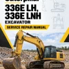 Caterpillar CAT 336E LH, 336E LNH Excavator Service Repair Manual (RZA00001 and up)