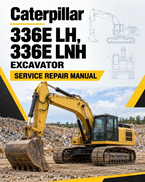 Caterpillar CAT 336E LH, 336E LNH Excavator Service Repair Manual (RZA00001 and up)