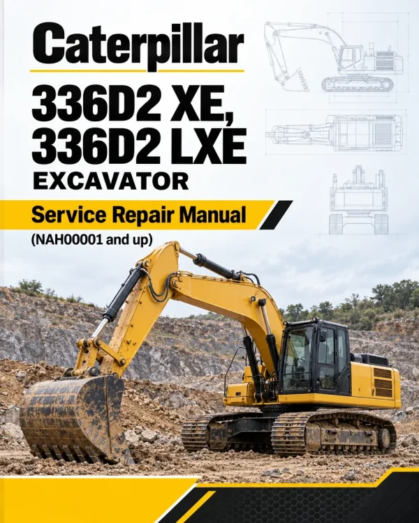 Caterpillar CAT 336D2 XE, 336D2 LXE Excavator Service Repair Manual (NAH00001 and up) Caterpillar CAT 336D2 XE, 336D2 LXE Excavator Service Repair Manual (NAH00001 and up)