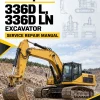 Caterpillar CAT 336D L, 336D LN Excavator Service Repair Manual (MYP00001 and up)