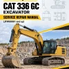 Caterpillar CAT 336 GC Excavator Service Repair Manual (JFW00001 and up)