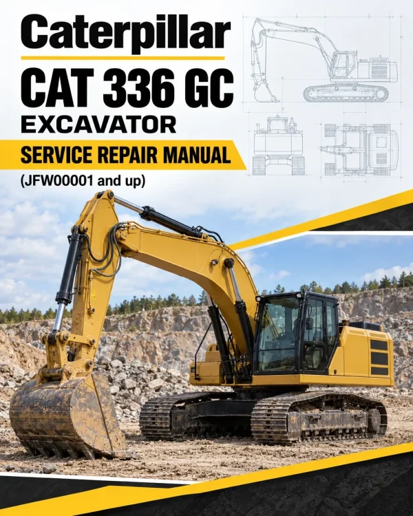 Caterpillar CAT 336 GC Excavator Service Repair Manual (JFW00001 and up)