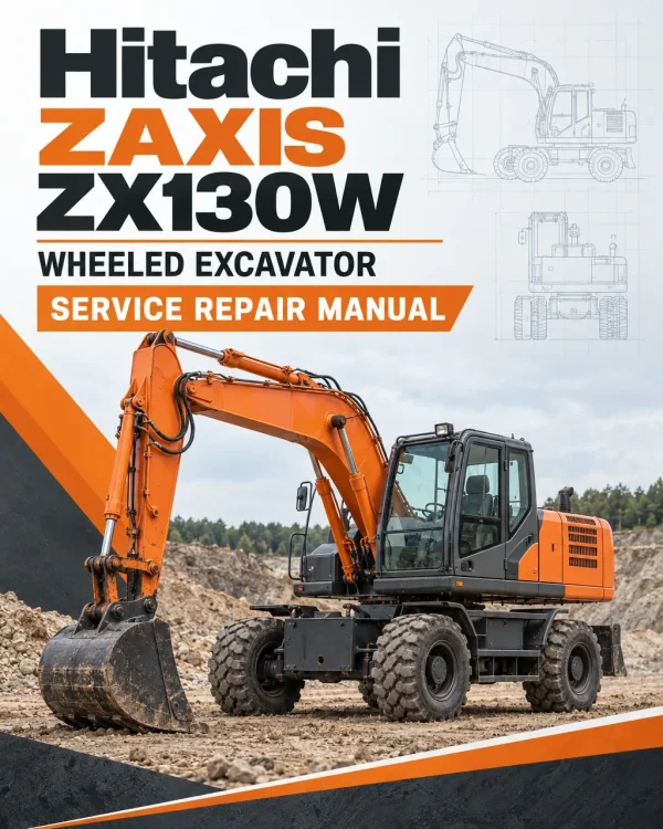 Hitachi ZAXIS ZX130W Wheeled Excavator Service Repair Manual Hitachi ZAXIS ZX130W Wheeled Excavator Service Repair Manual