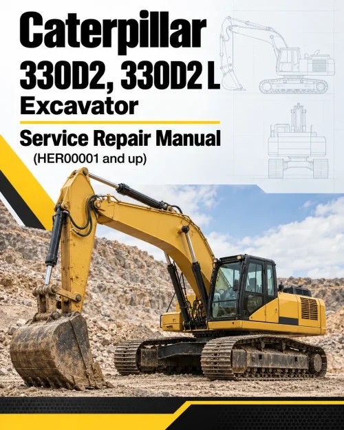 Caterpillar CAT 330D2, 330D2 L Excavator Service Repair Manual (HER00001 and up) Caterpillar CAT 330D2, 330D2 L Excavator Service Repair Manual (HER00001 and up)