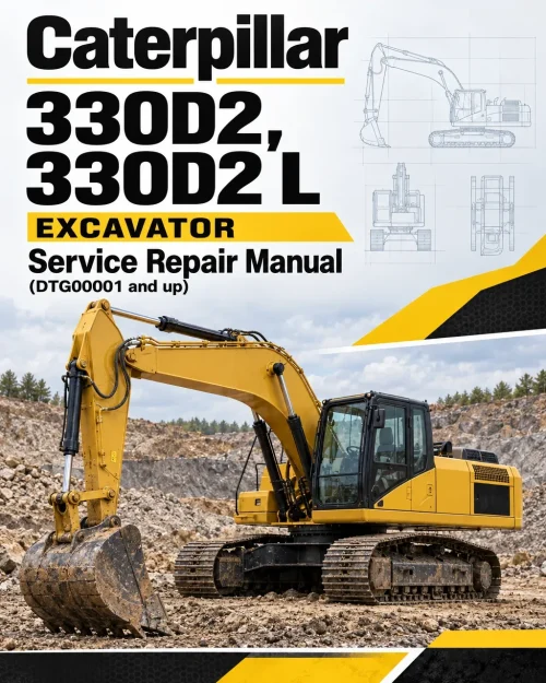 Caterpillar CAT 330D2, 330D2 L Excavator Service Repair Manual (DTG00001 and up) Caterpillar CAT 330D2, 330D2 L Excavator Service Repair Manual (DTG00001 and up)