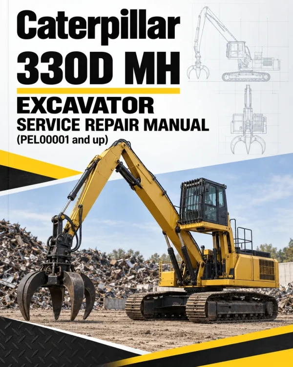 Caterpillar CAT 330D MH Excavator Service Repair Manual (PEL00001 and up)