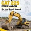 Caterpillar CAT 225 Excavator Service Repair Manual (76U01200 till 02728) Caterpillar CAT 225 Excavator Service Repair Manual (76U01200 till 02728)