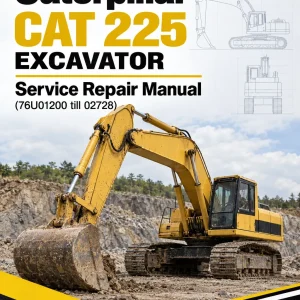 Caterpillar CAT 225 Excavator Service Repair Manual (76U01200 till 02728) Caterpillar CAT 225 Excavator Service Repair Manual (76U01200 till 02728)