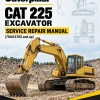 Caterpillar CAT 225 Excavator Service Repair Manual (76U03765 and up)