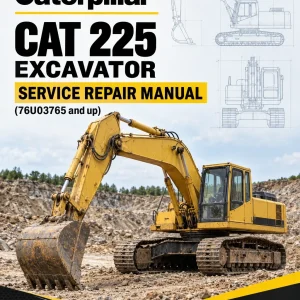 Caterpillar CAT 225 Excavator Service Repair Manual (76U03765 and up) Caterpillar CAT 225 Excavator Service Repair Manual (76U03765 and up)