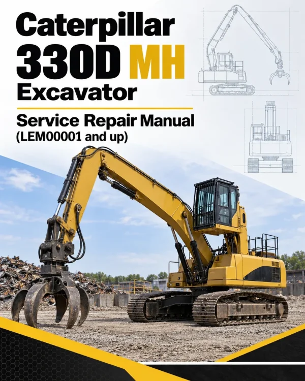 Caterpillar CAT 330D MH Excavator Service Repair Manual (LEM00001 and up) Caterpillar CAT 330D MH Excavator Service Repair Manual (LEM00001 and up)