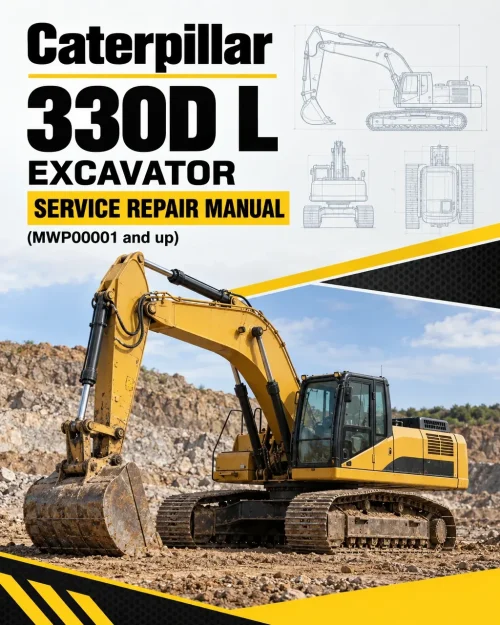 Caterpillar CAT 330D L Excavator Service Repair Manual (MWP00001 and up)