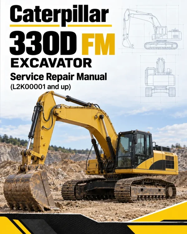 Caterpillar CAT 330D FM Excavator Service Repair Manual (L2K00001 and up)