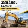 Caterpillar CAT 330D, 330D L Excavator Service Repair Manual (THJ00001 and up) Caterpillar CAT 330D, 330D L Excavator Service Repair Manual (THJ00001 and up)
