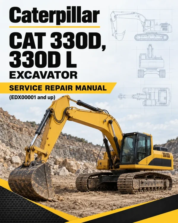 Caterpillar CAT 330D, 330D L Excavator Service Repair Manual (EDX00001 and up)