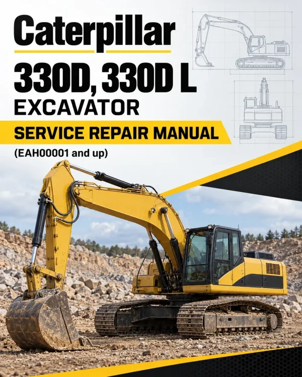 Caterpillar CAT 330D, 330D L Excavator Service Repair Manual (EAH00001 and up) Caterpillar CAT 330D, 330D L Excavator Service Repair Manual (EAH00001 and up)