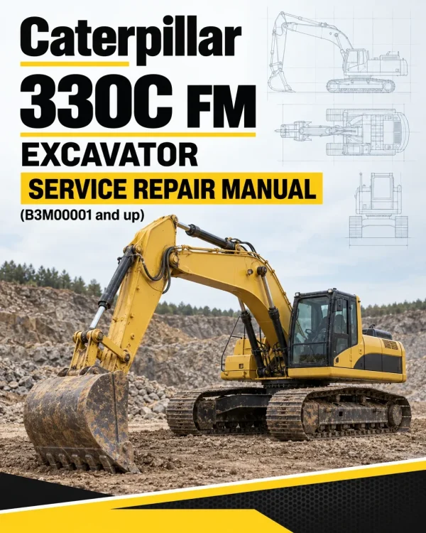 Caterpillar CAT 330C FM Excavator Service Repair Manual (B3M00001 and up)