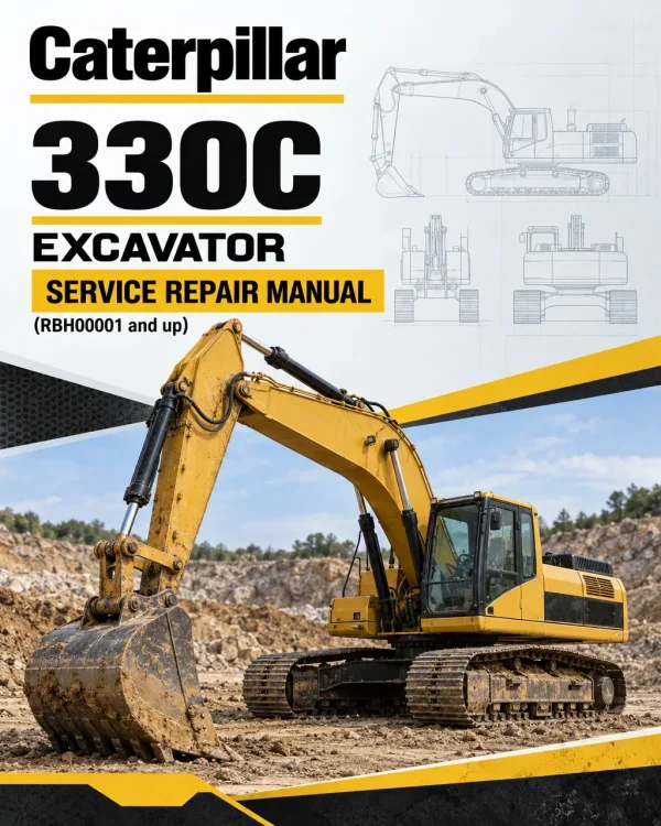 Caterpillar CAT 330C Excavator Service Repair Manual (RBH00001 and up)