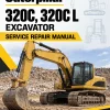Caterpillar CAT 320C, 320C L Excavator Service Repair Manual (MAB00001 and up)