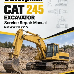 Caterpillar CAT 245 Excavator Service Repair Manual (95V00001 till 00470) Caterpillar CAT 245 Excavator Service Repair Manual (95V00001 till 00470)