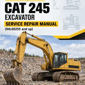 Caterpillar CAT 245 Excavator Service Repair Manual (94L00255 and up)