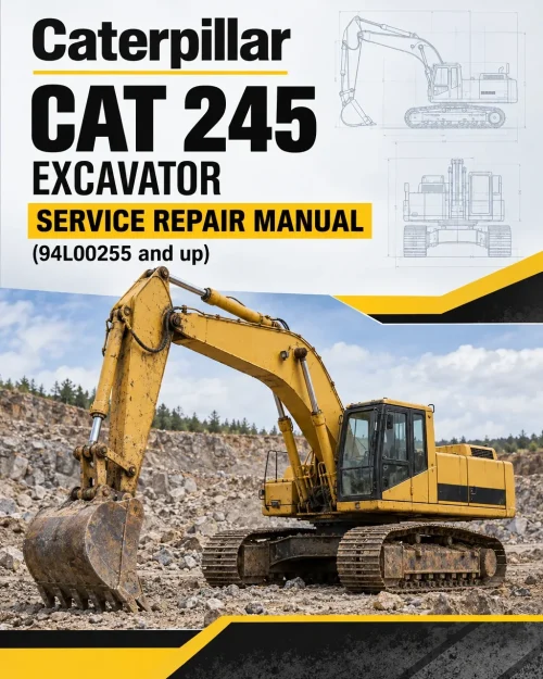 Caterpillar CAT 245 Excavator Service Repair Manual (94L00255 and up) Caterpillar CAT 245 Excavator Service Repair Manual (94L00255 and up)