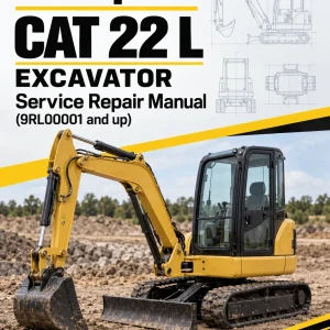 Caterpillar CAT 22 L Excavator Service Repair Manual (9RL00001 and up)