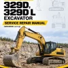 Caterpillar CAT 329D, 329D L Excavator Service Repair Manual (WDK00001 and up)