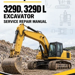 Caterpillar CAT 329D, 329D L Excavator Service Repair Manual (DTZ00001 and up)