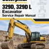 Caterpillar CAT 329D, 329D L Excavator Service Repair Manual (BYS00001 and up)