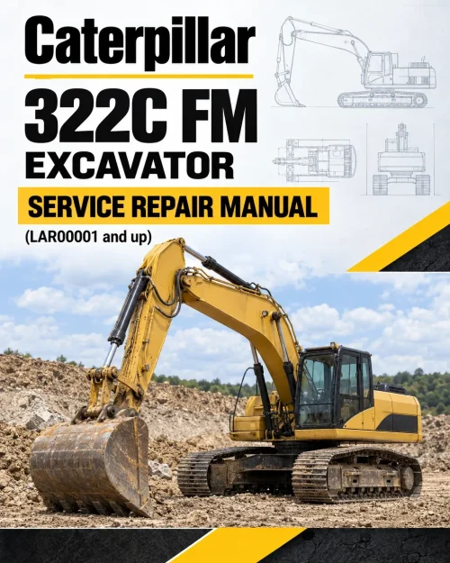 Caterpillar CAT 322C FM Excavator Service Repair Manual (LAR00001 and up) Caterpillar CAT 322C FM Excavator Service Repair Manual (LAR00001 and up)