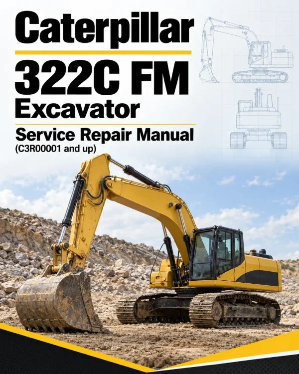 Caterpillar CAT 322C FM Excavator Service Repair Manual (C3R00001 and up) Caterpillar CAT 322C FM Excavator Service Repair Manual (C3R00001 and up)