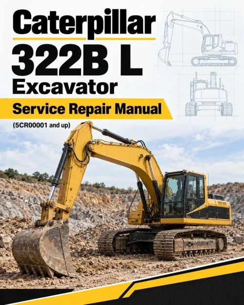 Caterpillar CAT 322B L Excavator Service Repair Manual (5CR00001 and up) Caterpillar CAT 322B L Excavator Service Repair Manual (5CR00001 and up)