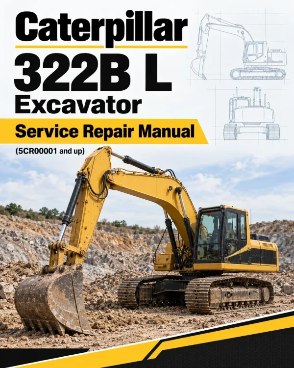 Caterpillar CAT 322B L Excavator Service Repair Manual (5CR00001 and up) Caterpillar CAT 322B L Excavator Service Repair Manual (5CR00001 and up)