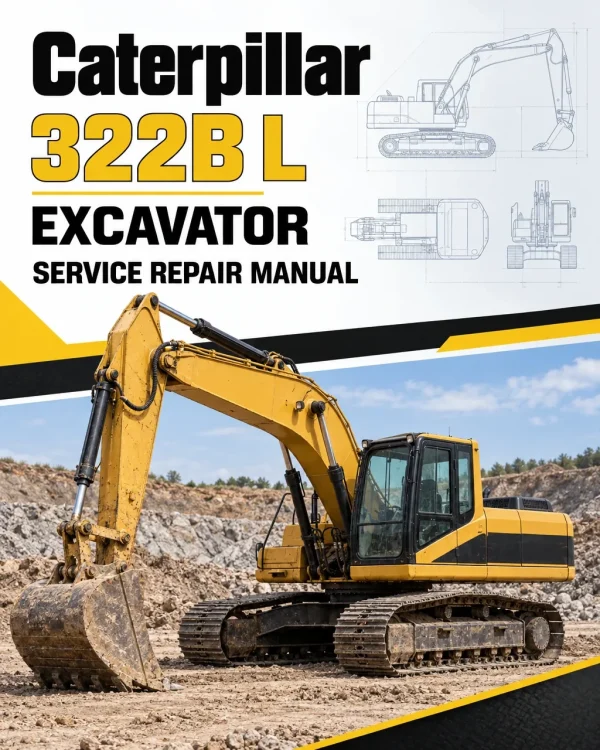 Caterpillar CAT 322B L Excavator Service Repair Manual (1AS00001 and up)