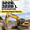 Caterpillar CAT 322B, 322B L Excavator Service Repair Manual (8NR00001 and up)