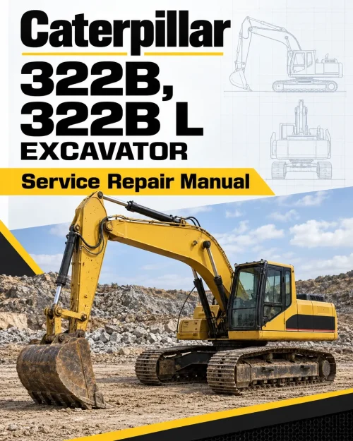 Caterpillar CAT 322B, 322B L Excavator Service Repair Manual (8NR00001 and up) Caterpillar CAT 322B, 322B L Excavator Service Repair Manual (8NR00001 and up)