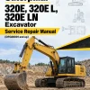 Caterpillar CAT 320E, 320E L, 320E LN Excavator Service Repair Manual (DFG00001 and up)