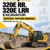 Caterpillar CAT 320E RR, 320E LRR Excavator Service Repair Manual (MEW00001 and up)