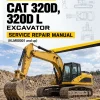 Caterpillar CAT 320D, 320D L Excavator Service Repair Manual (KLM00001 and up)