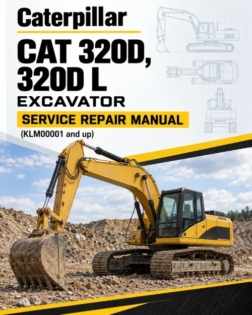 Caterpillar CAT 320D, 320D L Excavator Service Repair Manual (KLM00001 and up) Caterpillar CAT 320D, 320D L Excavator Service Repair Manual (KLM00001 and up)