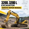 Caterpillar CAT 320D, 320D L Excavator Service Repair Manual (JFZ00001 and up)