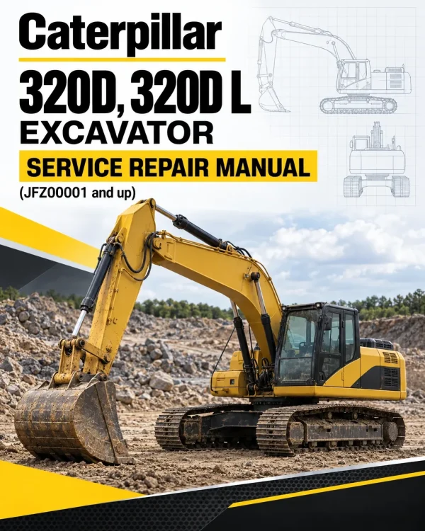 Caterpillar CAT 320D, 320D L Excavator Service Repair Manual (JFZ00001 and up)