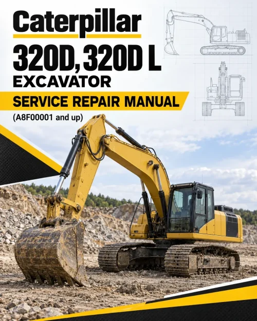 Caterpillar CAT 320D, 320D L Excavator Service Repair Manual (A8F00001 and up) Caterpillar CAT 320D, 320D L Excavator Service Repair Manual (A8F00001 and up)