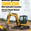 Caterpillar CAT 308E2SR Mini Hydraulic Excavator Service Repair Manual (KC500001 and up)