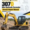 Caterpillar CAT 307D Mini Hydraulic Excavator Service Repair Manual (DSG00001 and up) Caterpillar CAT 307D Mini Hydraulic Excavator Service Repair Manual (DSG00001 and up)