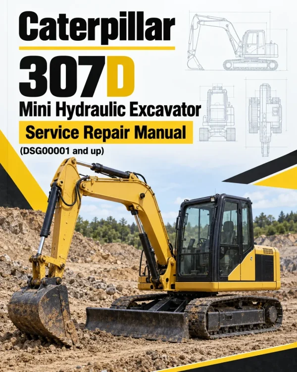 Caterpillar CAT 307D Mini Hydraulic Excavator Service Repair Manual (DSG00001 and up) Caterpillar CAT 307D Mini Hydraulic Excavator Service Repair Manual (DSG00001 and up)